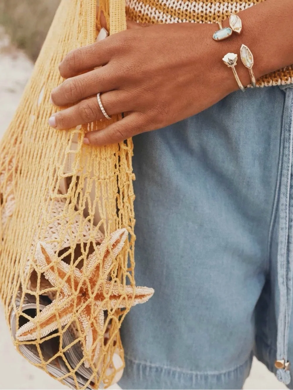 NWT Kendra Scott Gold Marquise Open Cuff Bracelet